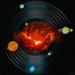 solar system hands